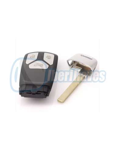 CARCASA AUDI SMARTKEY 3B (CON ESPADIN)