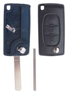 Carcasa plegable 3B luz Psa HU83 soporte pila en carcasa