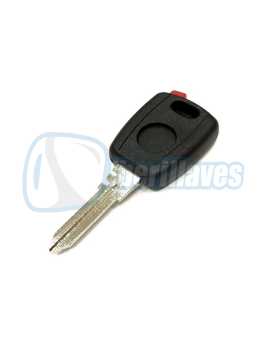 LLAVE PARA TRANSPONDER FIAT GT15 CABEZA NEGRA ( CALIDAD MAXIMA)