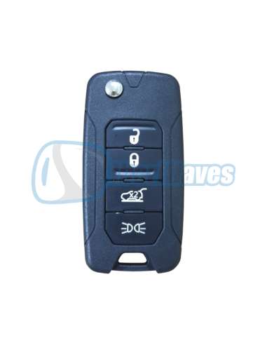 Telemando Plegable 4B 434Mhz Jeep Renegade/Compass Ref OEM:(6000628600)  Megamos AES