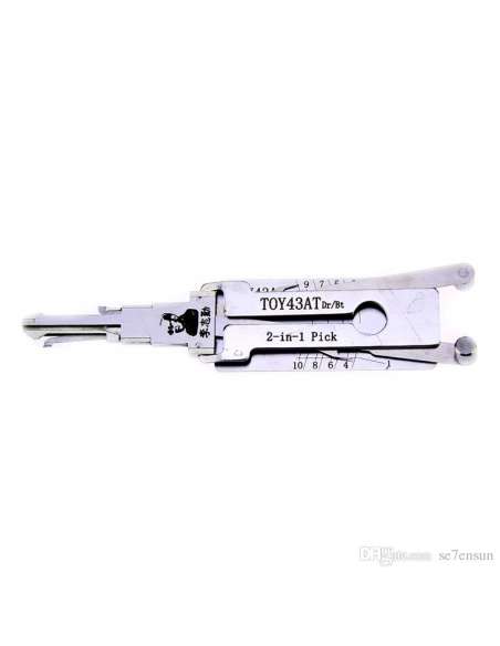 LISHI TOYOTA PERFIL TOY43 10 CORTES (ANTI-REFLEJO) (SOLO PUERTA)