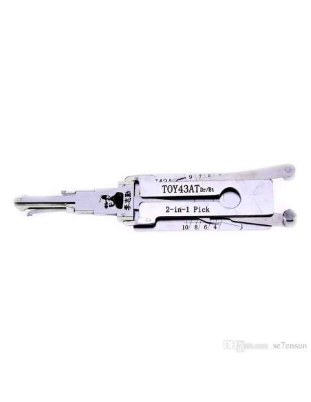 LISHI TOYOTA PERFIL TOY43 10 CORTES (ANTI-REFLEJO) (SOLO PUERTA)