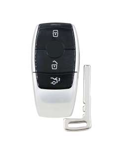 Carcasa fija 3B negra plateado Mercedes FBS4