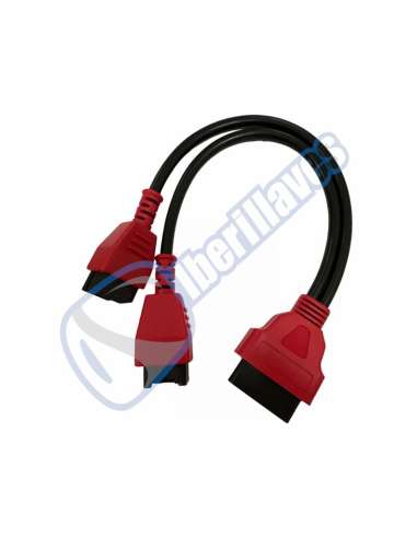 Cable Adaptador FCA para diagnosticar toda la gama de vehiculos (FIAT-CHRYSLER,JEEP)Convertidor 12+8