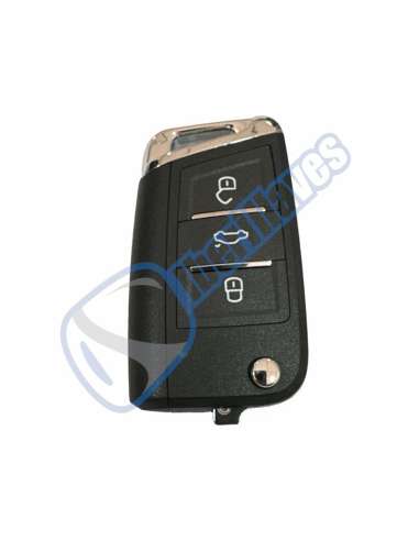 TELEMANDO XHORSE 3 BOTONES KEYLESS GENERACION INALAMBRICA (PLEGABLE FORMATO MQB)