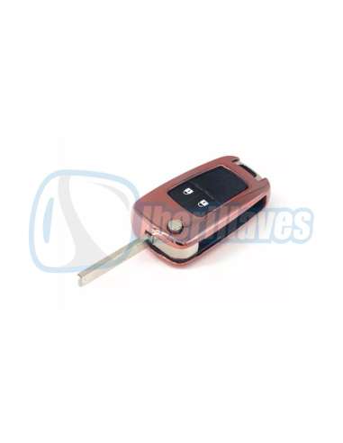 Funda TPU Opel plegable tipo Insignia alta calidad Color:Rosa