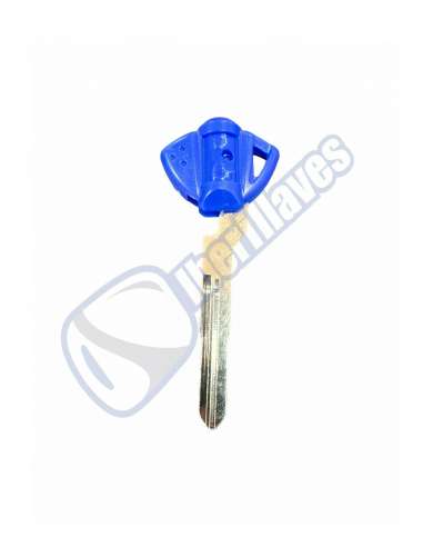 llave para chip Suzuki Moto ranura izquierda azul