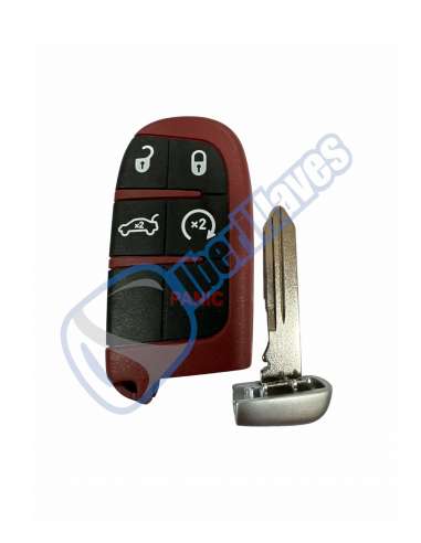 CARCASA CHRYSLER PARA MANDO KEYLESS 5  BOTONES