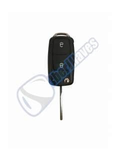 MANDO PLEGABLE 2B 434Mhz CHIP:MEGAMOS AES (MQB)  VW...