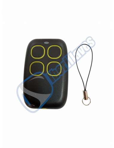 MANDO GARAJE CODIGO FIJO Y EVOLUTIVO 433 Y 868MHZ AMARILLO