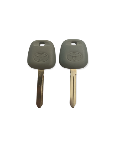 llave CON chip Toyota Toy47 ORIGINAL GRIS ID60...