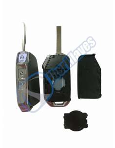 Carcasa mando plegable Kia 3 botones